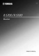 Yamaha R-S300 Ricevitore Manuale Proprietario