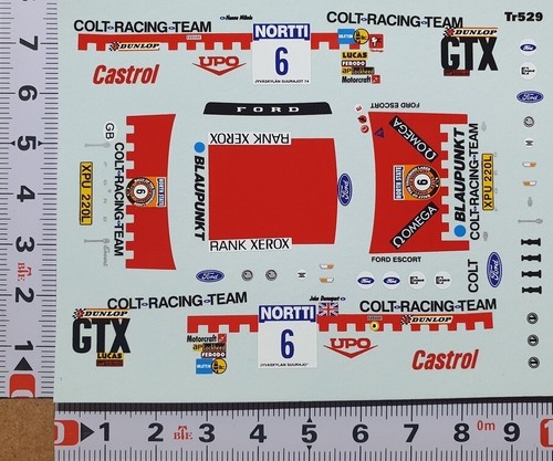 Decals ford escort mki - 1/43,