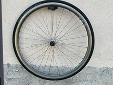 Vintage Ruota Posteriore Con Mozzo Campagnolo Record Profilo Alto 36 Raggi Inox