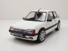 Modellino auto Peugeot 205 GTi 1.9 1989 bianco 1:18 Norev