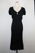 LIU JO JEANS VESTITO DONNA TG. 44 WOMAN CASUAL VINTAGE DRESS ABITO VISCOSA