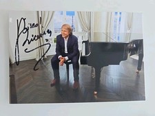 RICHARD CLAYDERMAN autografo