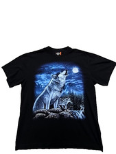 T-shirt Rock Eagle uomo lupo