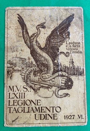 Cartolina legione - "63°,