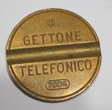 Gettone telefonico sip 7804 - gettone,
