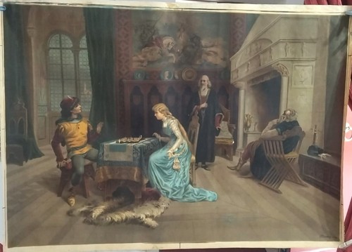 Stampa epoca tela - d'epoca,