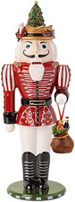- Christmas Toys, Soldatino Dello Schiaccianoci, 14 X 12 X 36,5Cm, Porcellana, M