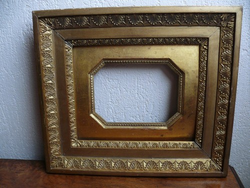 Superbe rare ancien - cadre, en