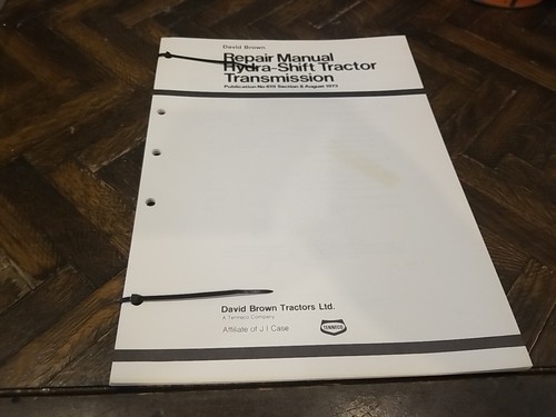 Trattore david brown - david, manuale