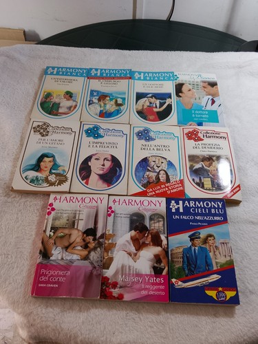 Lotto libri romanzi harmony - libri, 11