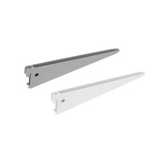 Reggimensola per Cremagliera Argento o Bianco Per Scaffale Mensole