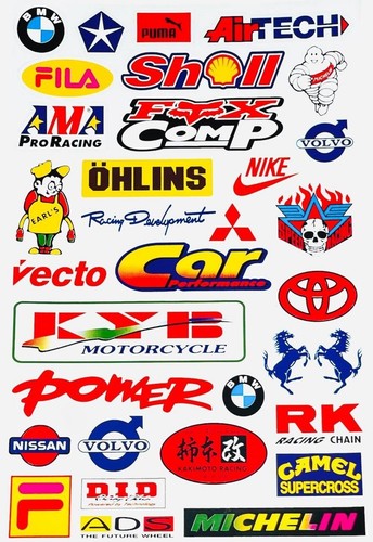 Adesivi bmw puma michelin - adesivi,
