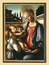 MADONNA MIT KIND UND 2 ENGELN