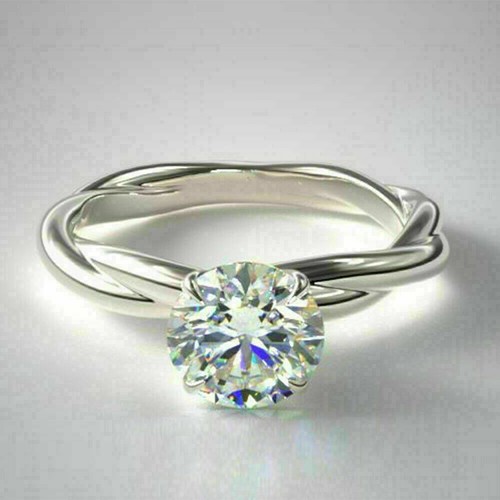 10ct white round cut - 1.10ct,