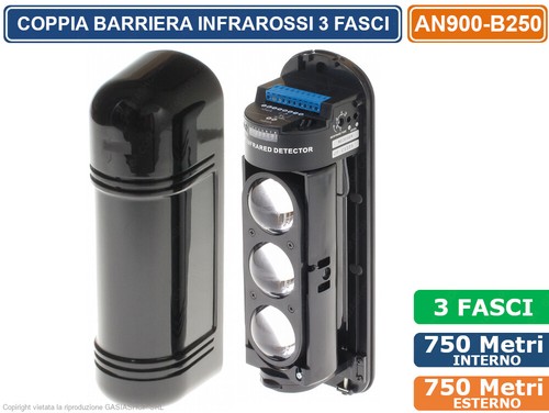 Barriera perimetrale cablata - barriera,