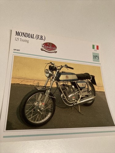 Mondial 125 touring - 125, 1973