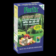 Concime Universale idrosolubile ENERGY BLU FLORTIS - NPK 20-20-20 +Microelementi