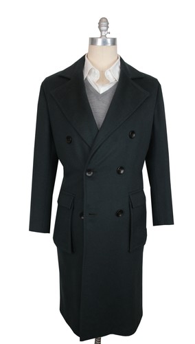 Kiton cappotto uomo verde - uomo,