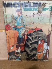 Lotto  ( N8) Tabella Insegna Michelin Vintage