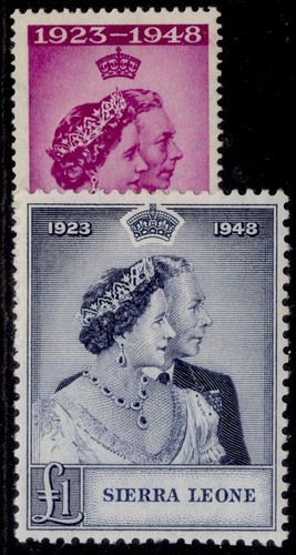 Sierra leone gvi - sierra, sg203-204