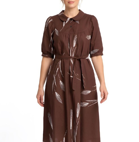 Abito vintage marrone