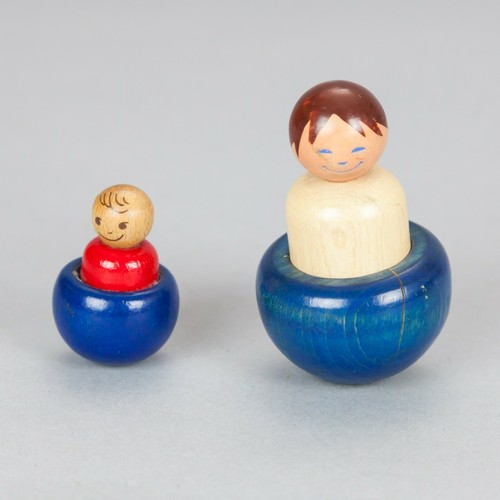 Rare vintage wooden roly - wooden,