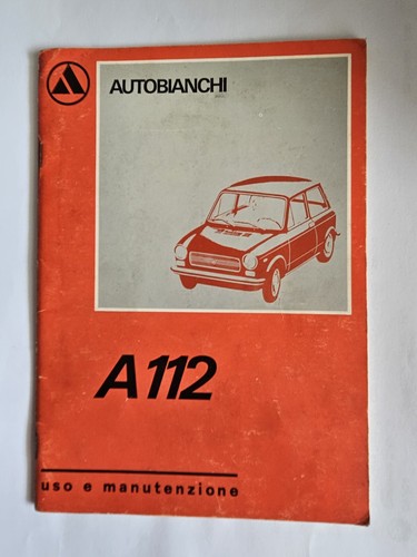 Autobianchi 112 manuale uso - autobianchi,