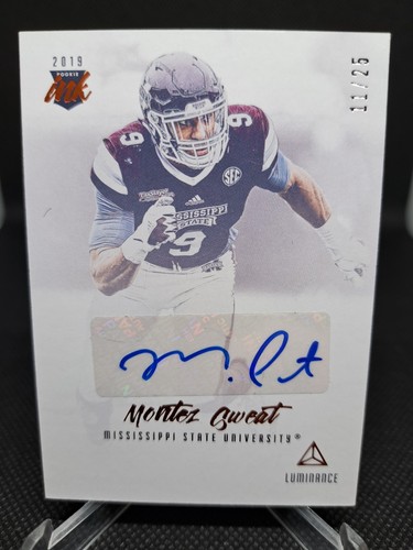 2019 panini luminance felpa - luminance,