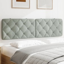 Cuscino Testiera Grigio Chiaro