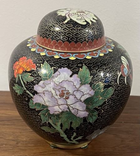 Vaso cinese cloisonne smalto - cinese,