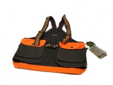 Gilet trisacca Yaban regolabile in canvas leggero verde e arancione 90100772