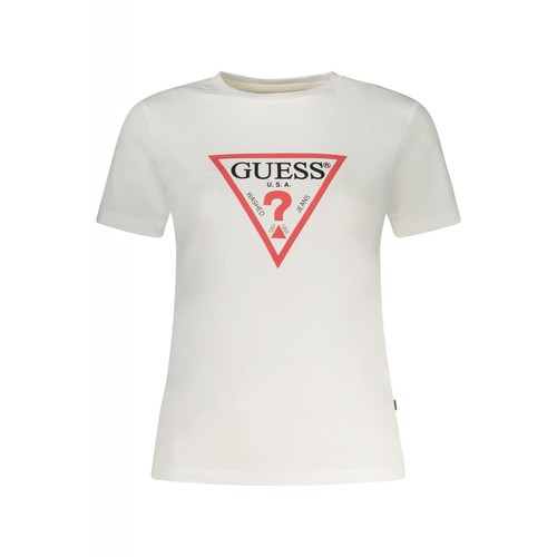Guess shirt bianca maglietta - t-shirt,