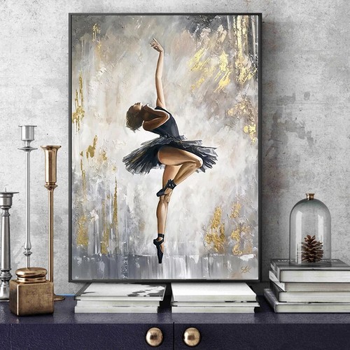 Ballerine danzanti arte tela