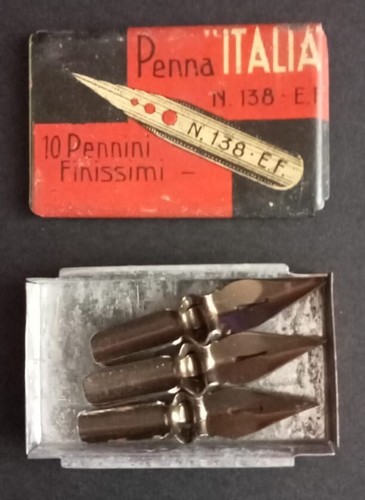 Scatolina latta penna - scatolina, in