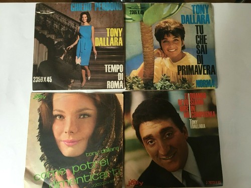 Tony dallara 4 dischi 45 - tony, dallara: