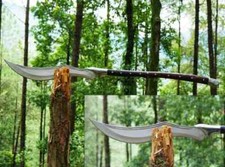 COLTELLO LANCIA ACCIAIO STRUMENTO D2 FATTO A MANO PERSONALIZZATO COLTELLO MACHETE COMBATTIMENTO COLTELLO GUERRIERO