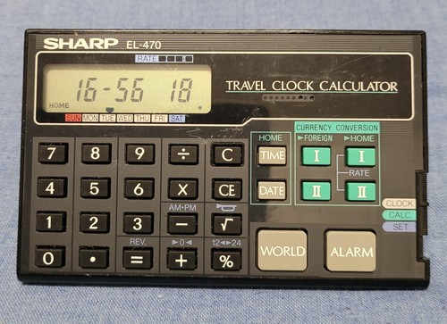 Sharp 470 calcolatrice - sharp, el-470