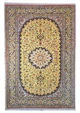 Tappeto Qum 100% SETA Firmato razavi  mis: 153x102 cm