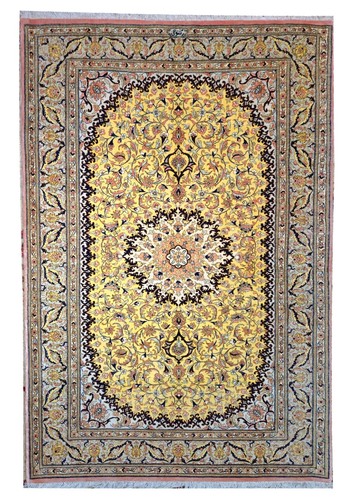 Tappeto qum 100 seta - qum, firmato