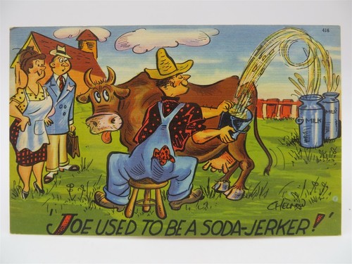 Cartolina epoca umorismo - -,
