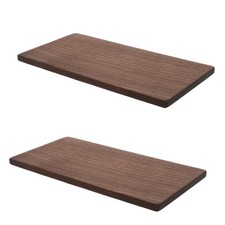 2 Pcs Tavola Di Legno in Noce Nera Legnetti Per Lavoretti Pannello Assi