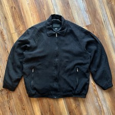 Bomber Baracuta nero seta