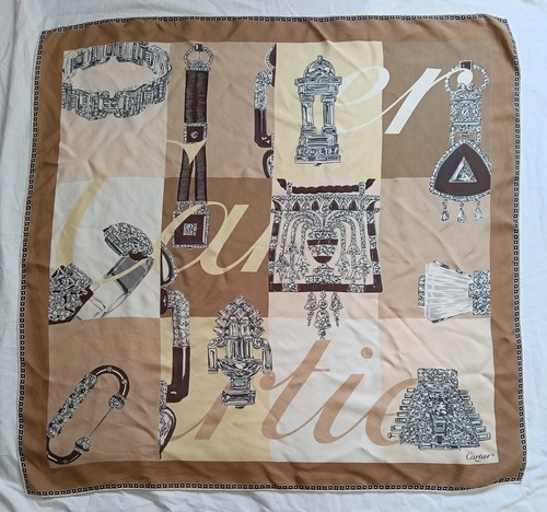 Foulard cartier soie - cartier,