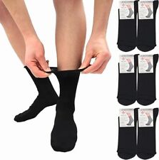 LEON D'ORO Calze Senza Elastico Uomo Sanitarie Calzini Caldo Cotone made Italia