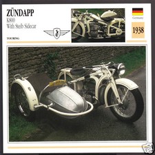 1938 Zundapp K800 con Steib