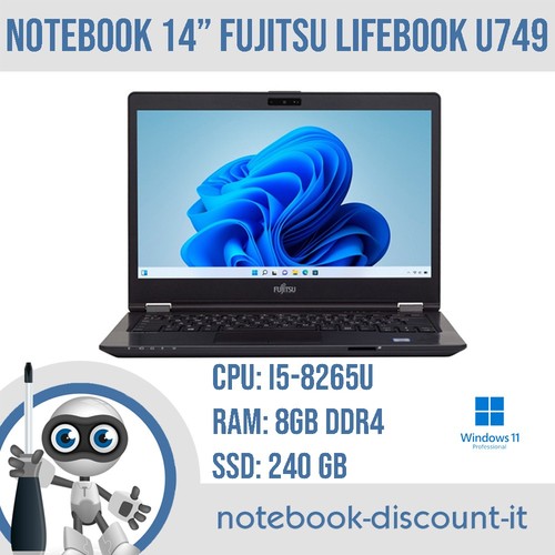 Notebook fujitsu lifebook - 14",