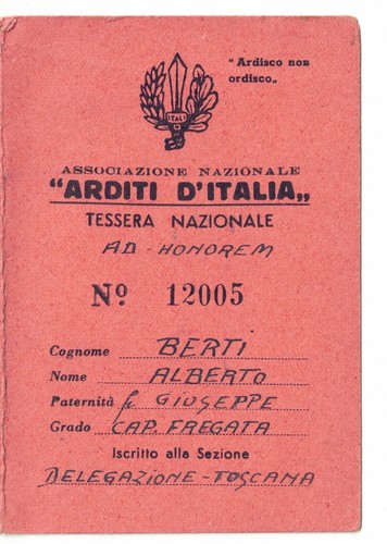 Associazione nazionale arditi - nazionale,