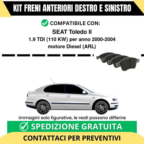 Pastiglie freno anteriori - pastiglie,