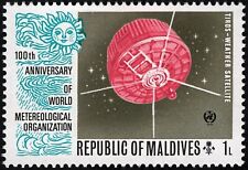 Francobollo - Isole Maldive - Tyros weather satellite - 1 L - 1974 -Nuovo