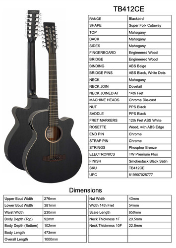 Chitarra tanglewood modello - tanglewood,,